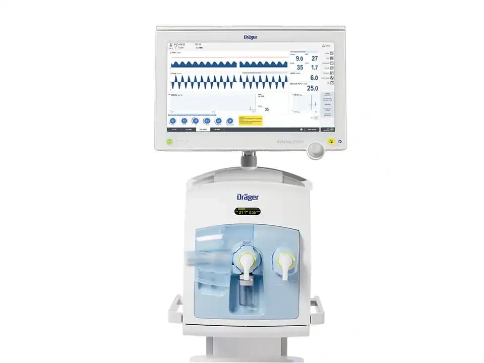 Аппарат ИВЛ для новорожденных и детей Babylog VN800 Dräger 